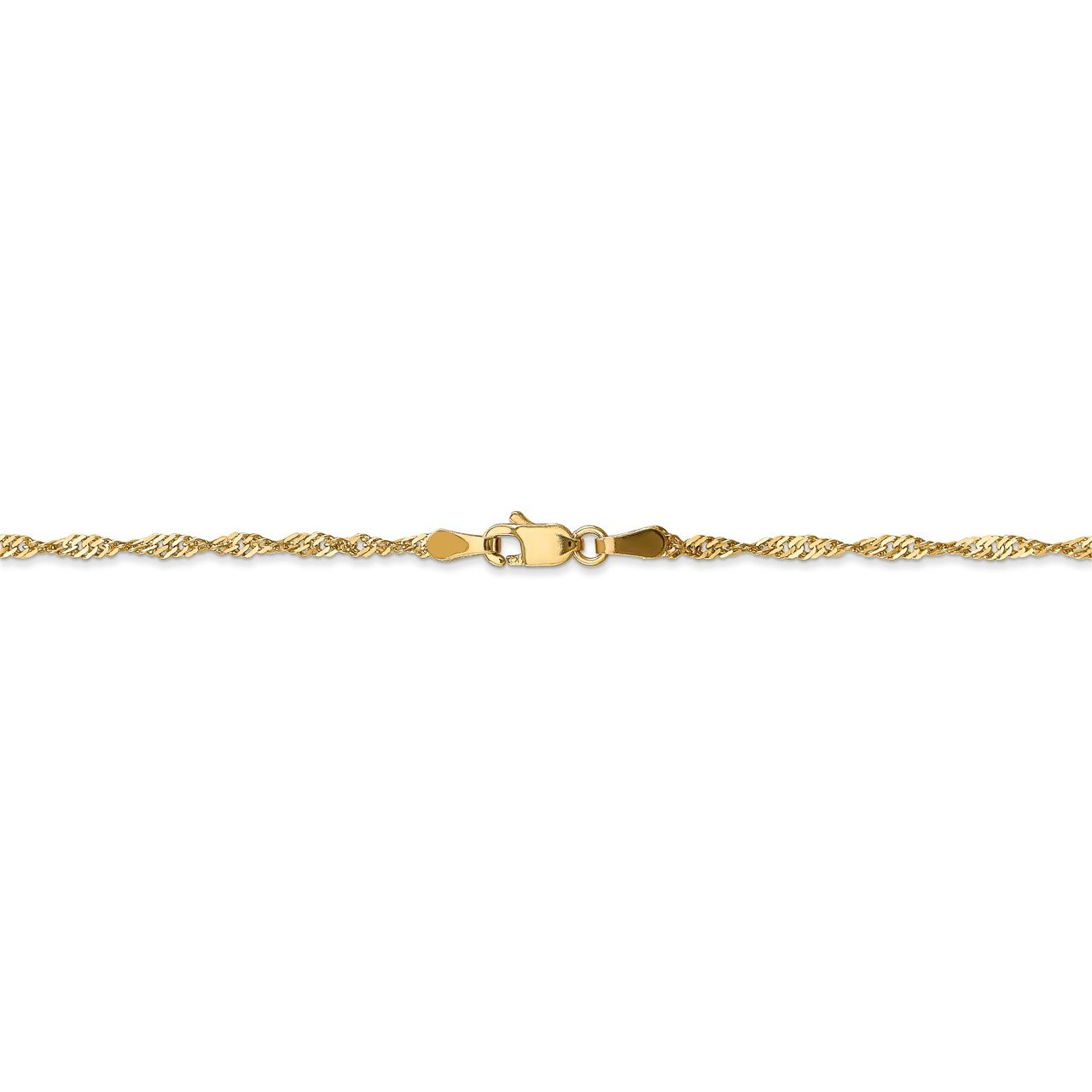Leslie's 14K 1.6mm Singapore Chain-3