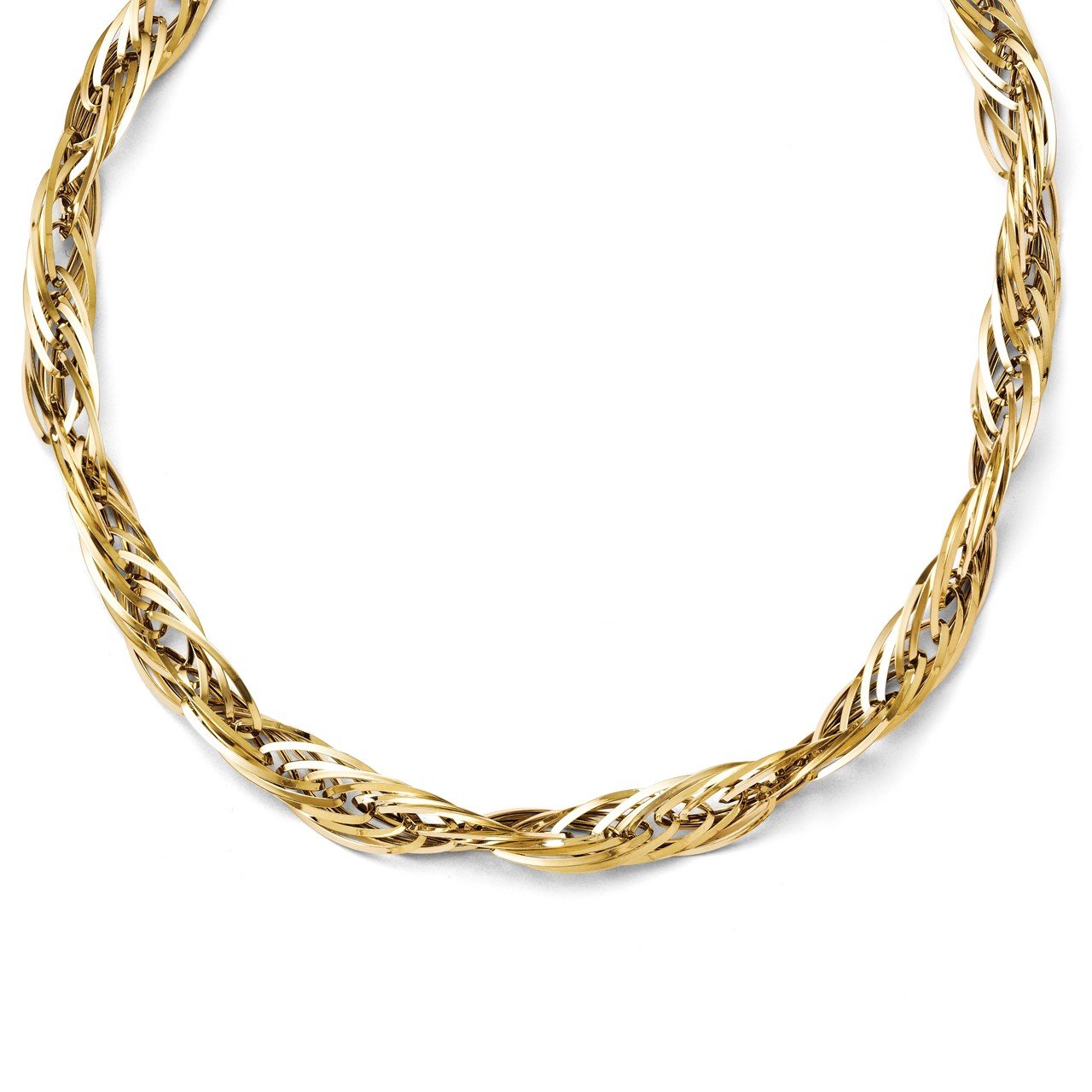 Leslie's 14k Polished Fancy Link Necklace