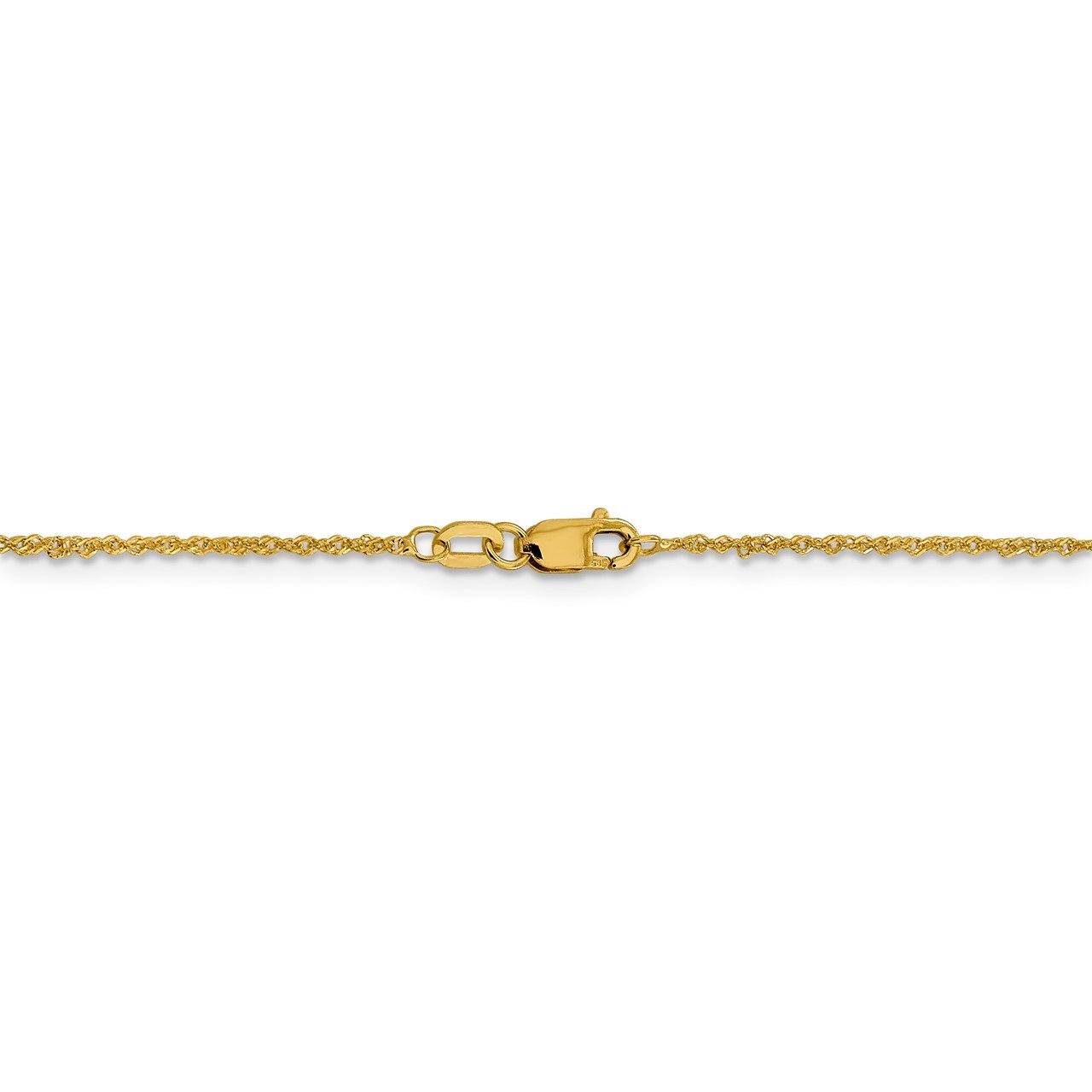 Leslie's 14K 1mm Sparkle Singapore Chain-3