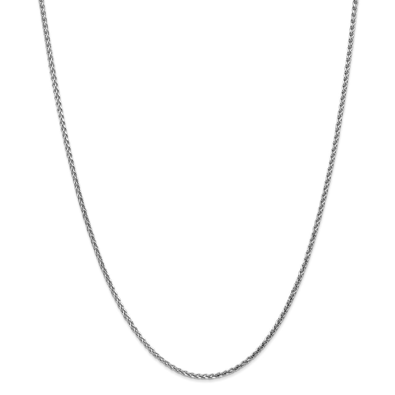 Leslie's 14K White Gold 1.8mm Solid D/C Spiga Chain