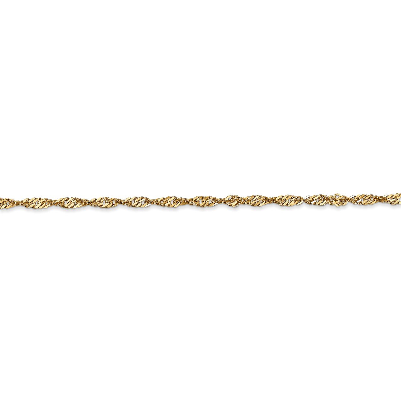 14k 2mm Singapore Chain-2