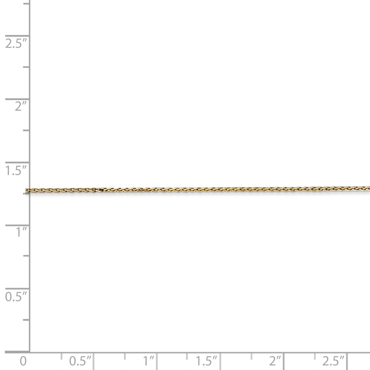 14k .8mm D/C Parisian Wheat Chain-4