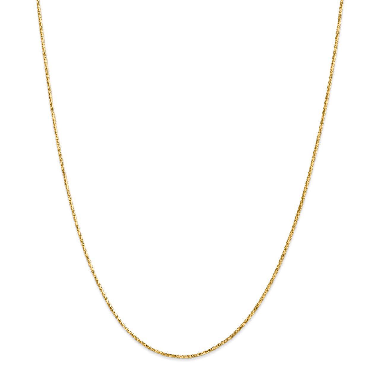 14K 1.5mm D/C Parisian Wheat Chain