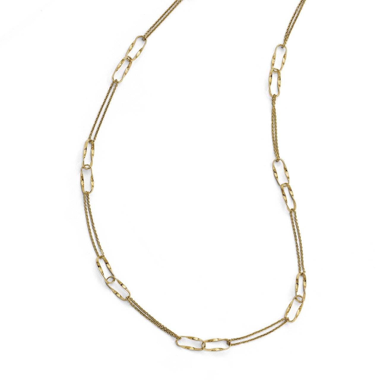 Leslie's 14K Polished Fancy Link Necklace