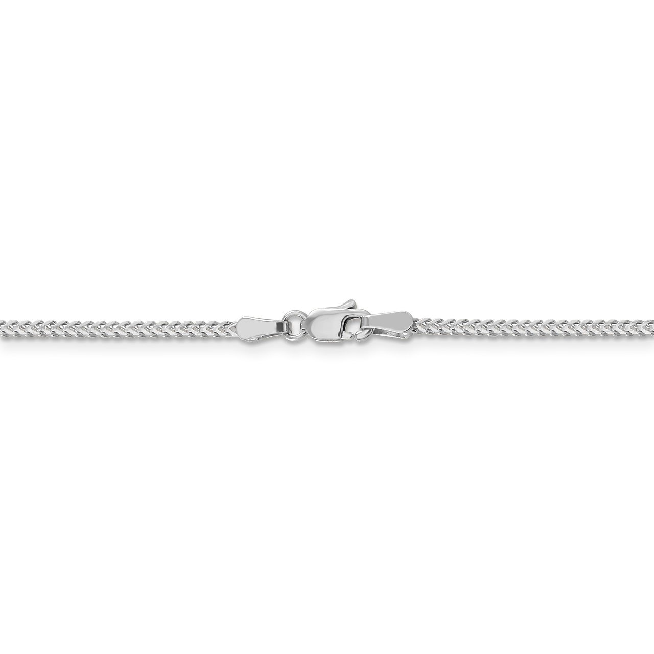 Leslie's 14K White Gold 1.25mm Franco Chain-3