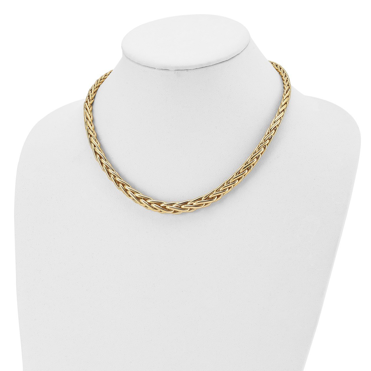 Leslie's 14K Polished Fancy Link Necklace-3