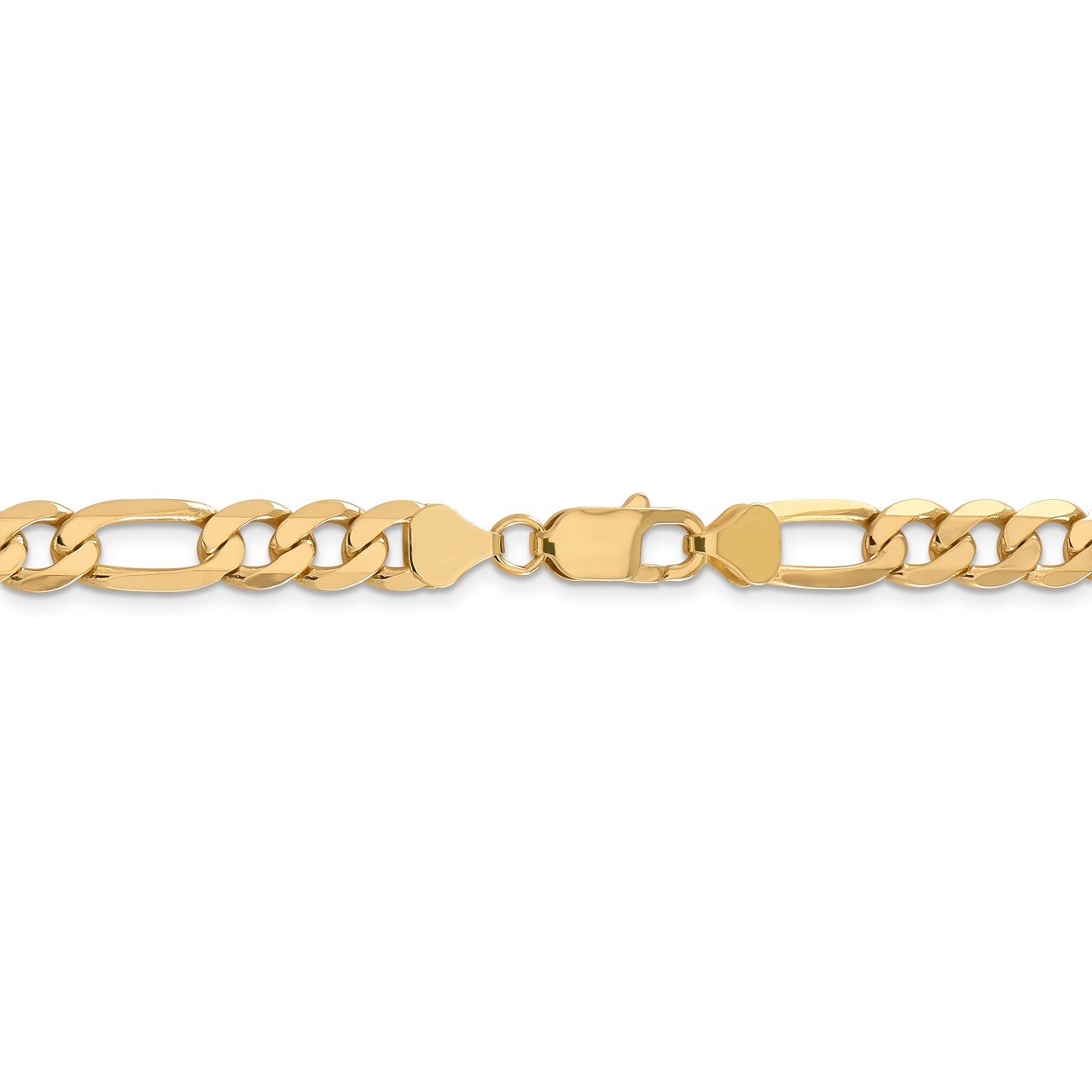 Leslie's 14K 7.5mm Flat Figaro Chain-3