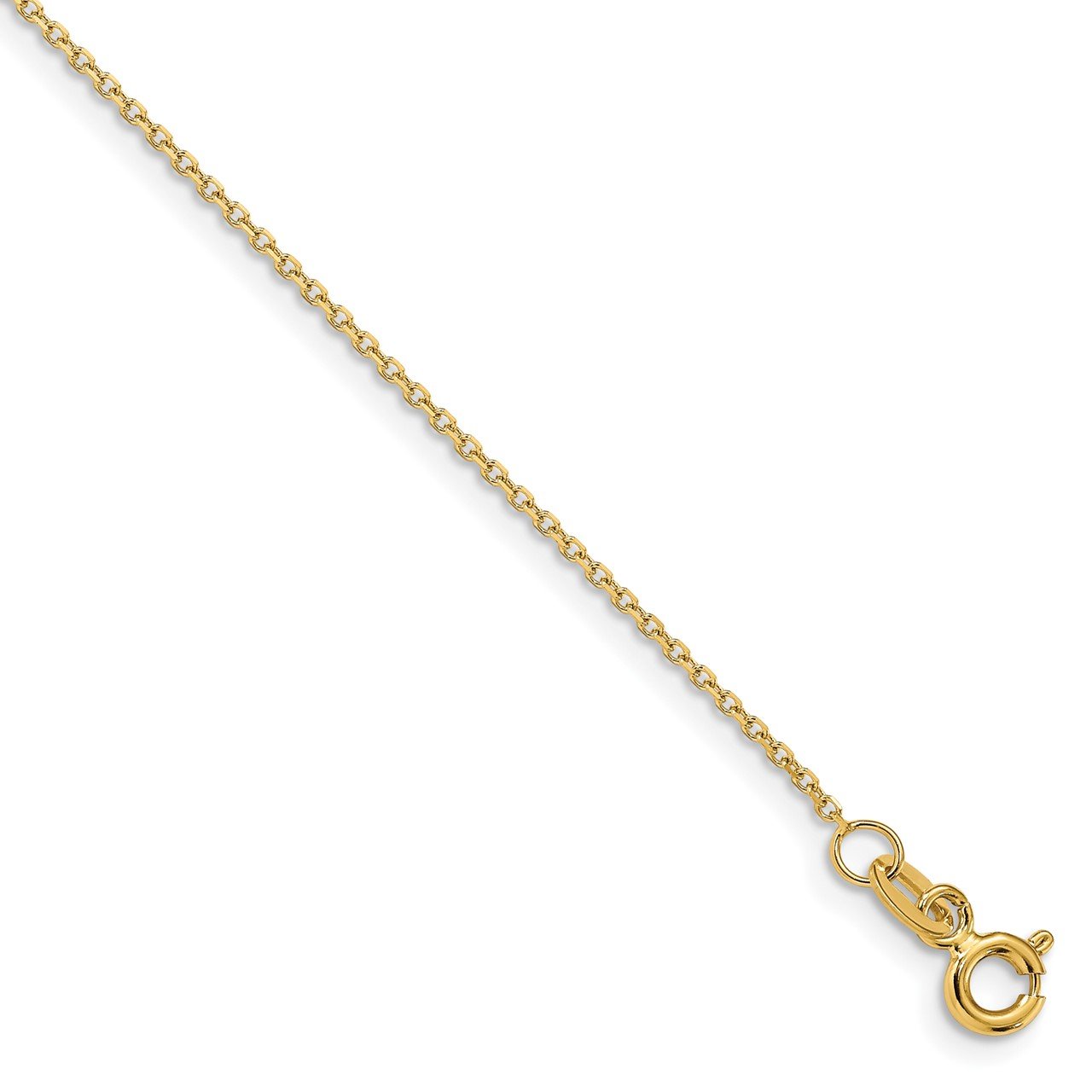 Leslie's 14K 1.05mm D/C Rolo Chain