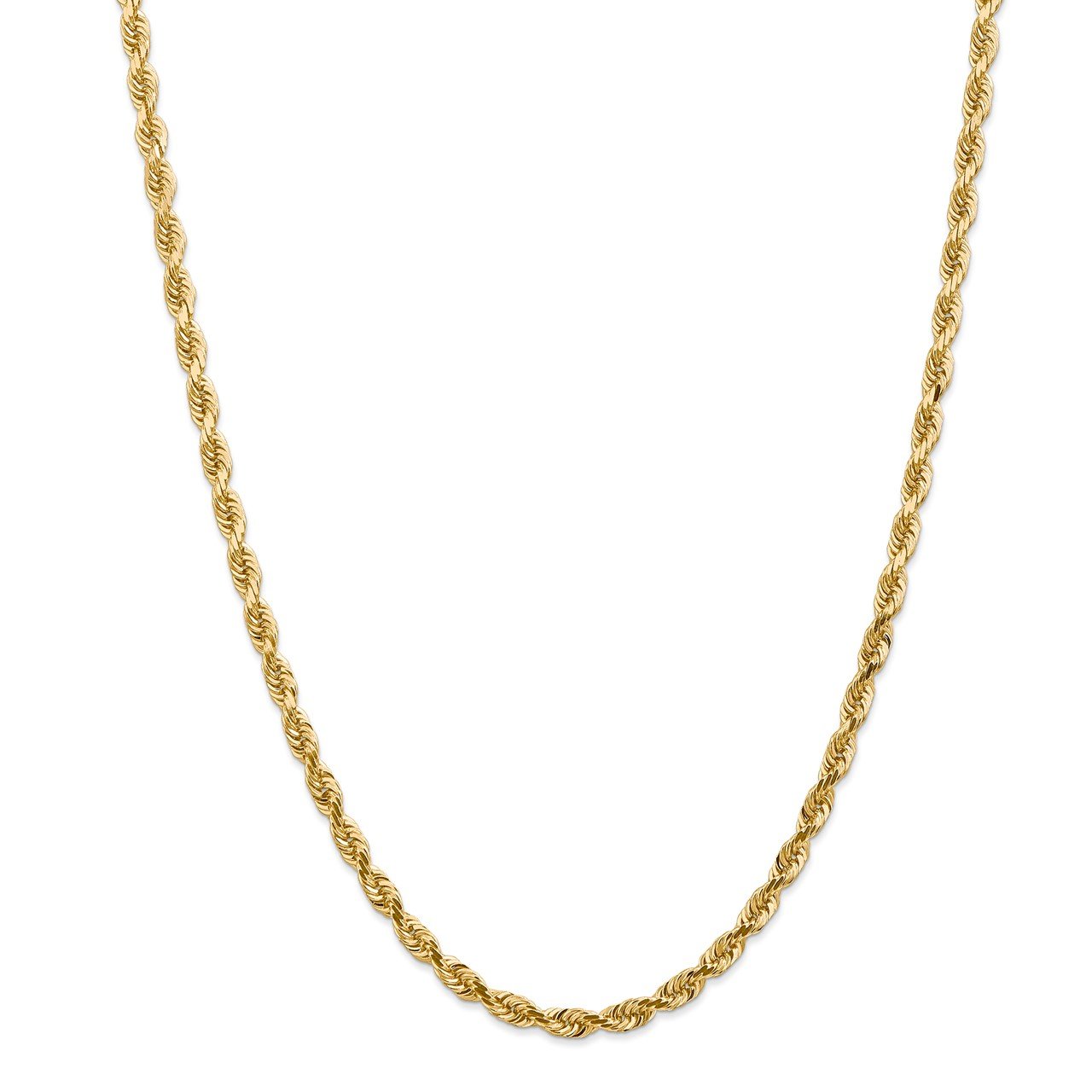 14k 4.5mm D/C Quadruple Rope Chain