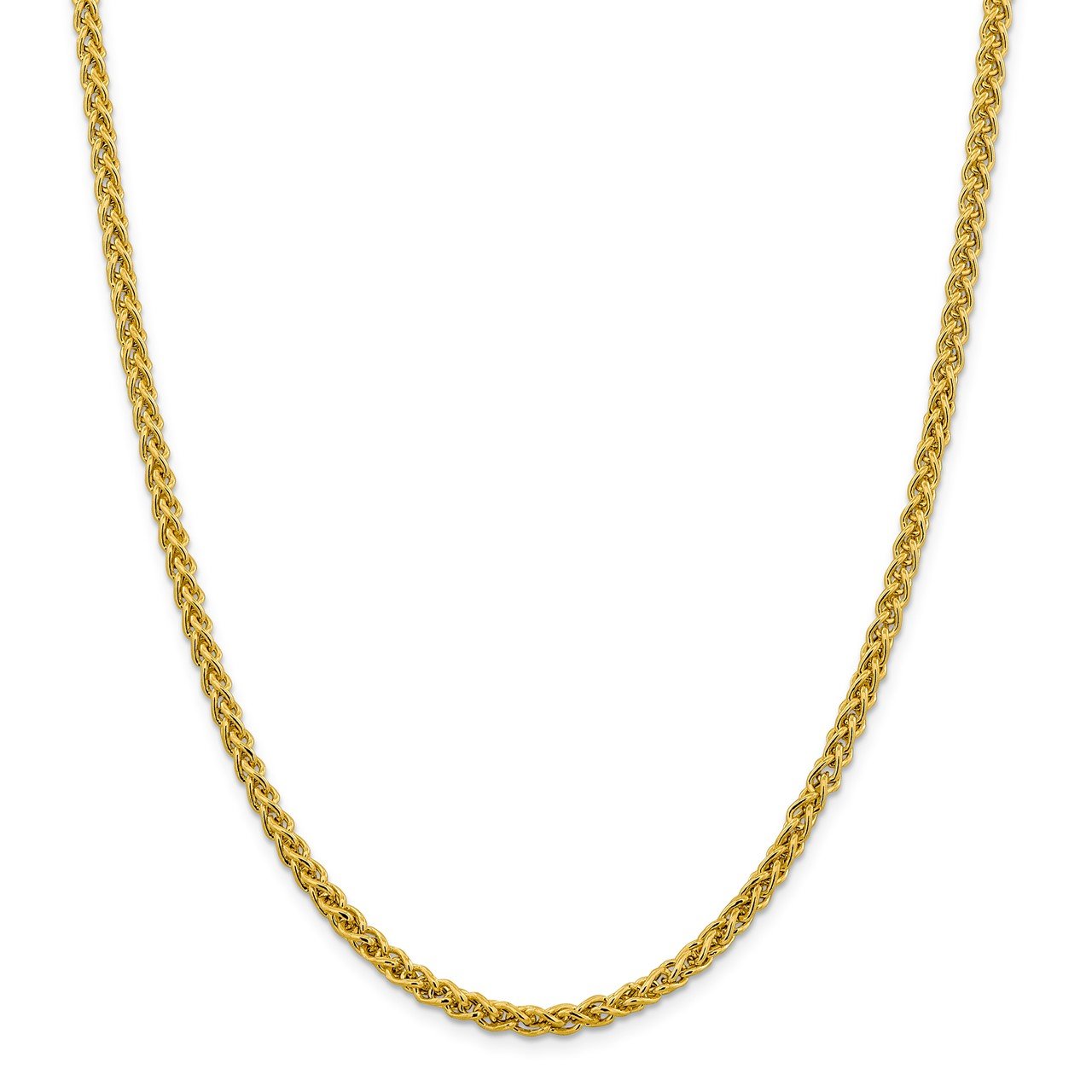 14k 4.15mm Semi-solid Wheat Chain