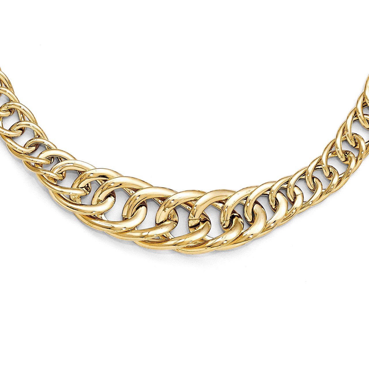 Leslie's 14K Polished Fancy Link Necklace