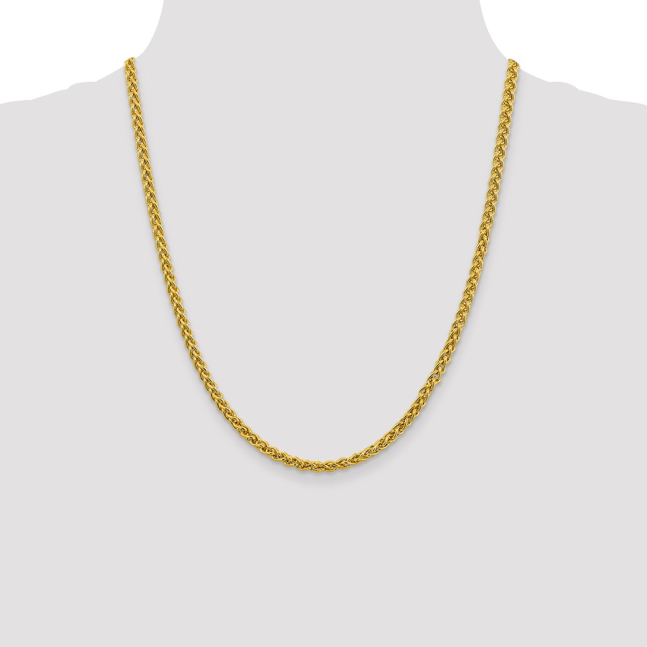 14k 4.15mm Semi-solid Wheat Chain-1