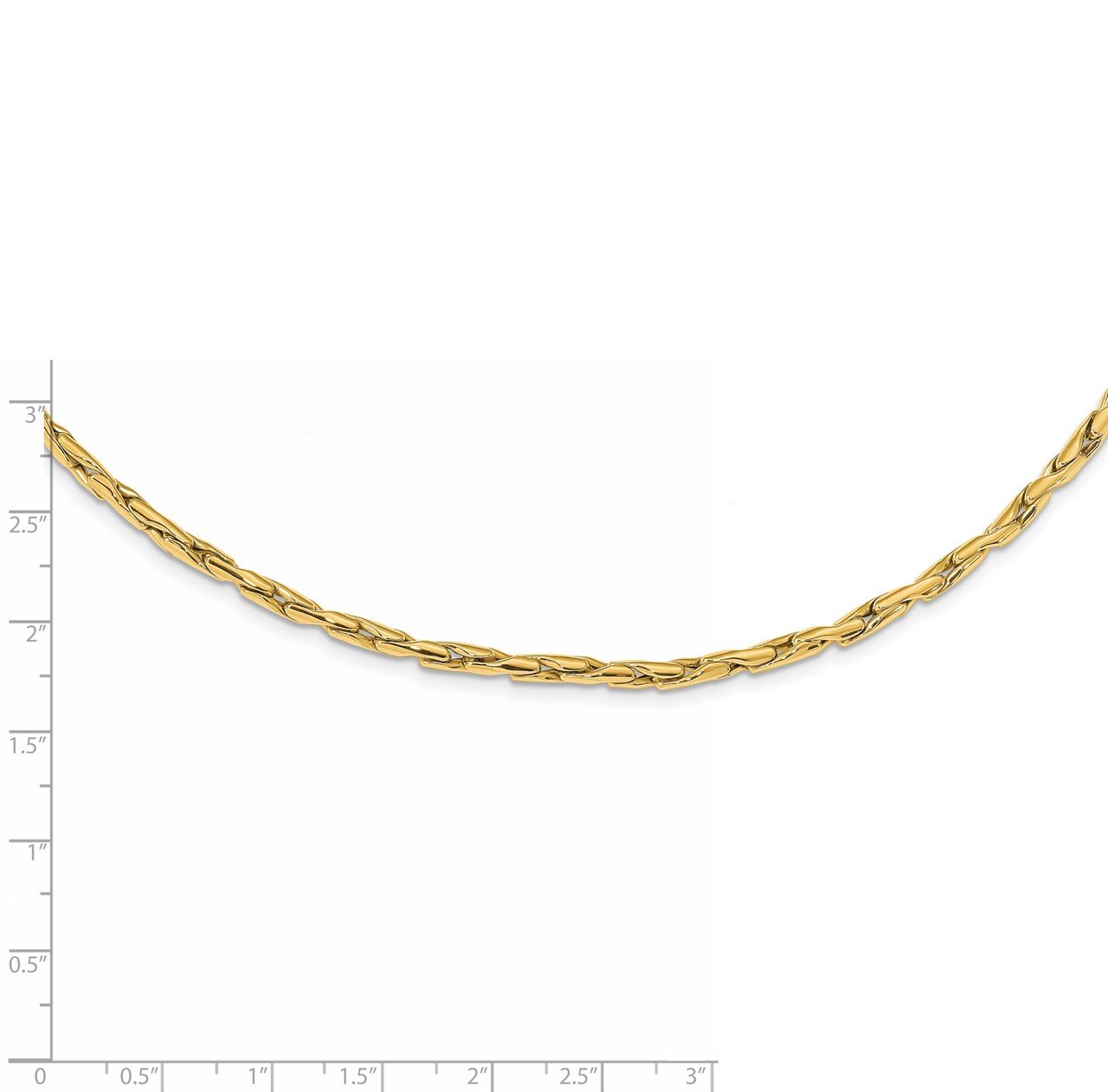 Leslie's 14K Polished Fancy Link Necklace-2