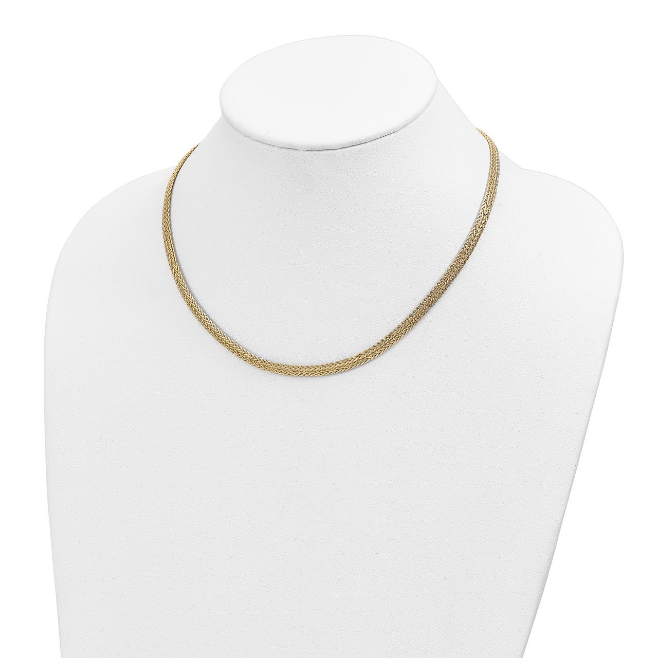 14K Polished Fancy Necklace-1