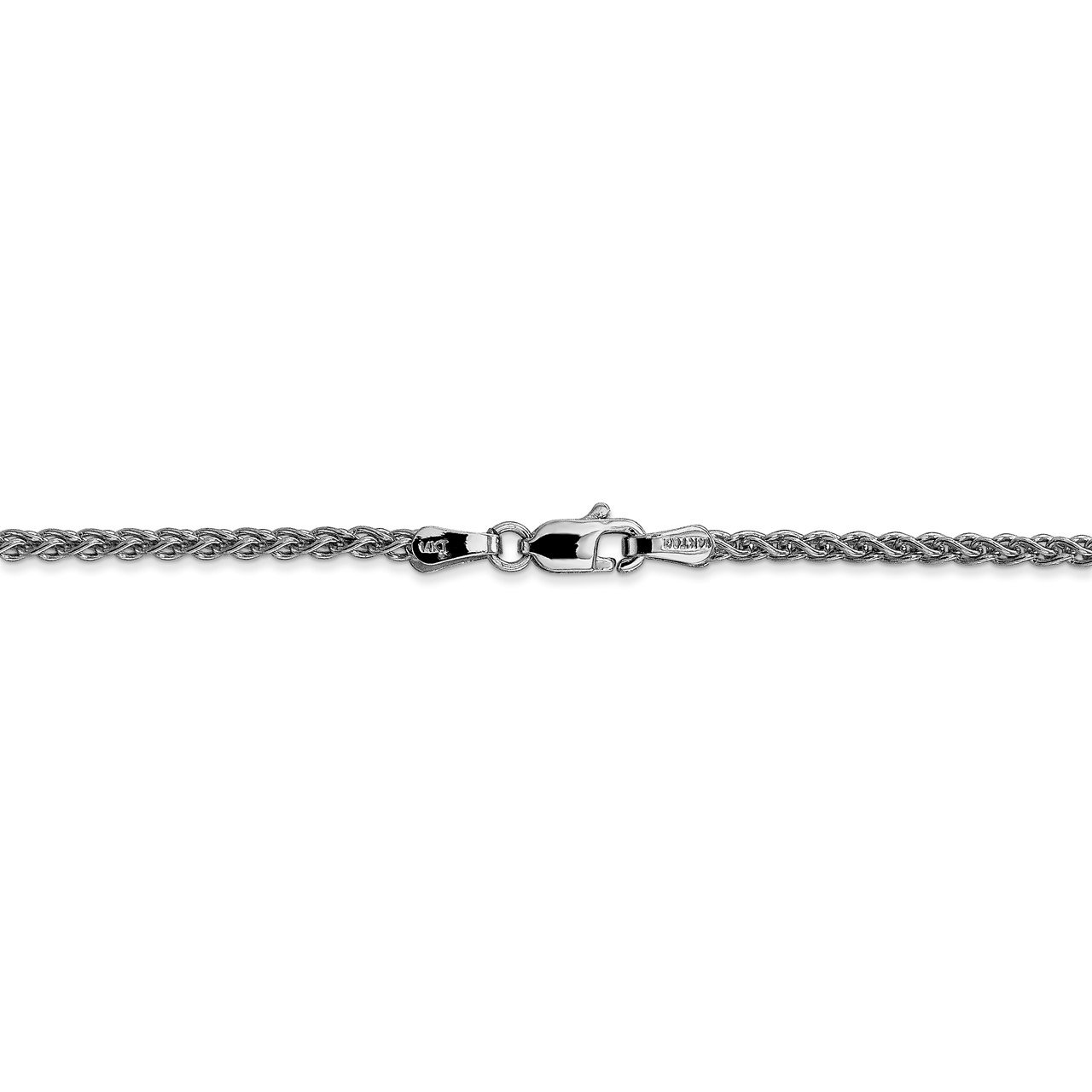 14k WG 2mm Spiga Chain-3