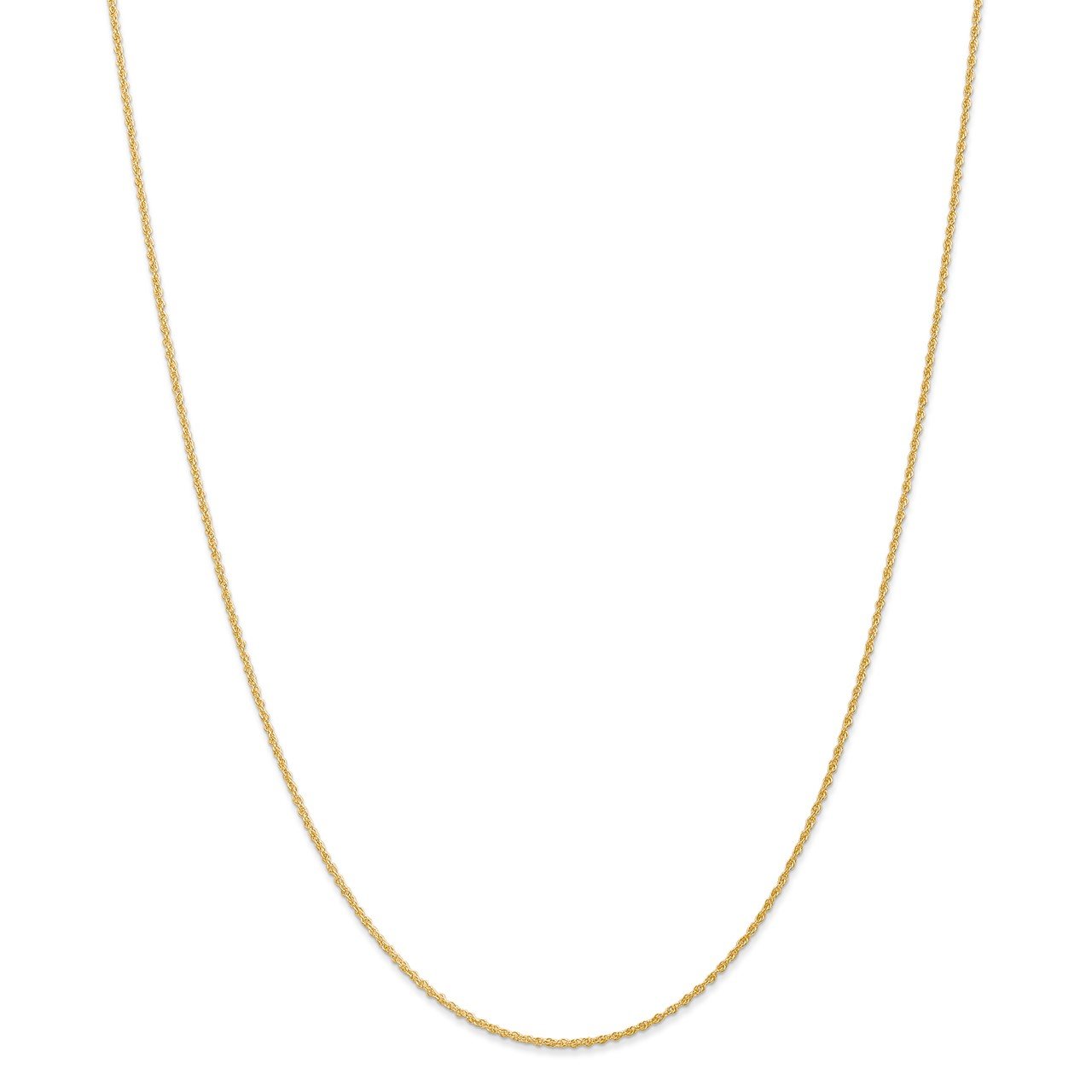 14k 1.1mm Baby Rope Chain