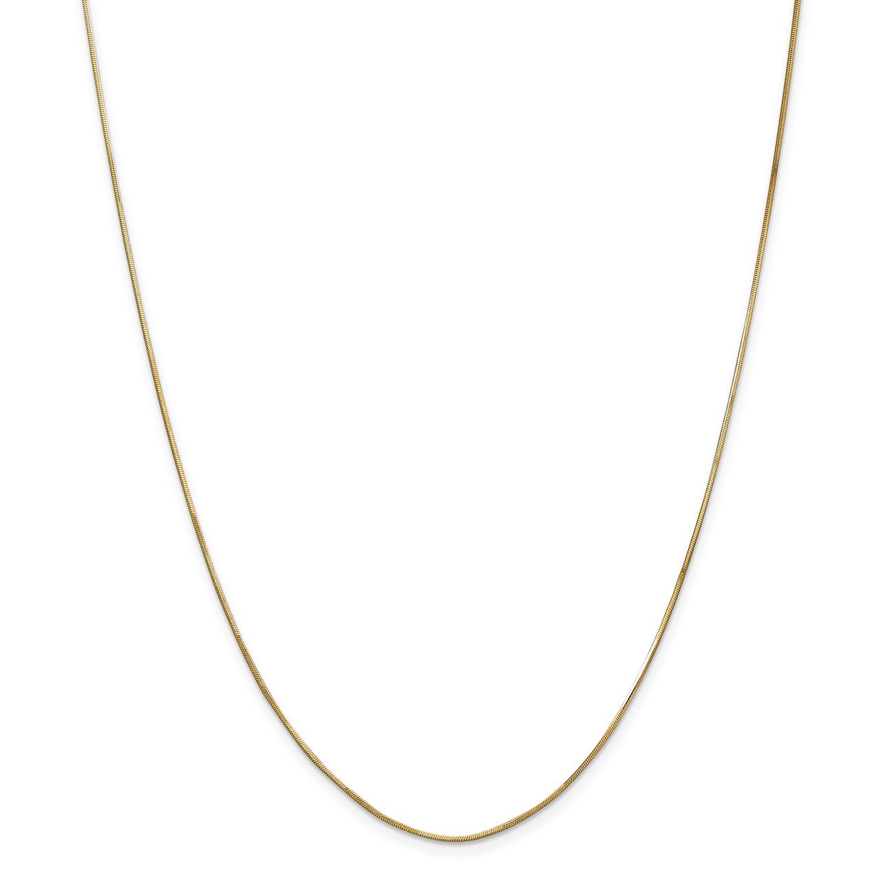 Leslie's 14K .9 mm D/C Octagonal Snake Chain