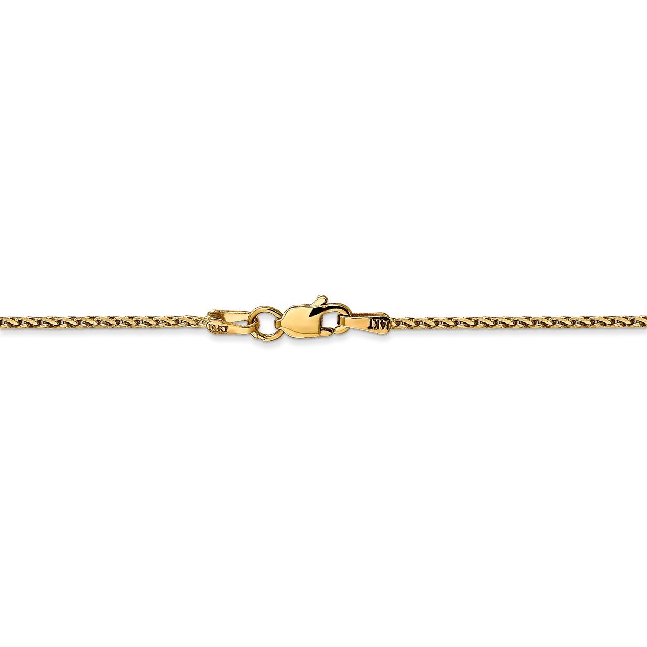 14K 1.5mm D/C Parisian Wheat Chain-3