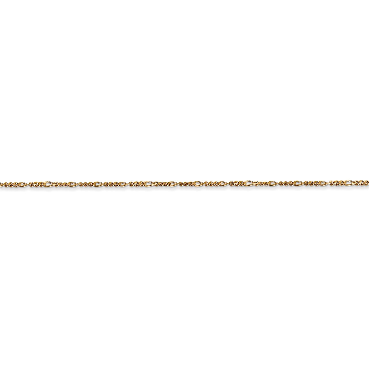 Leslie's 14K 1.25mm Flat Figaro Chain-2