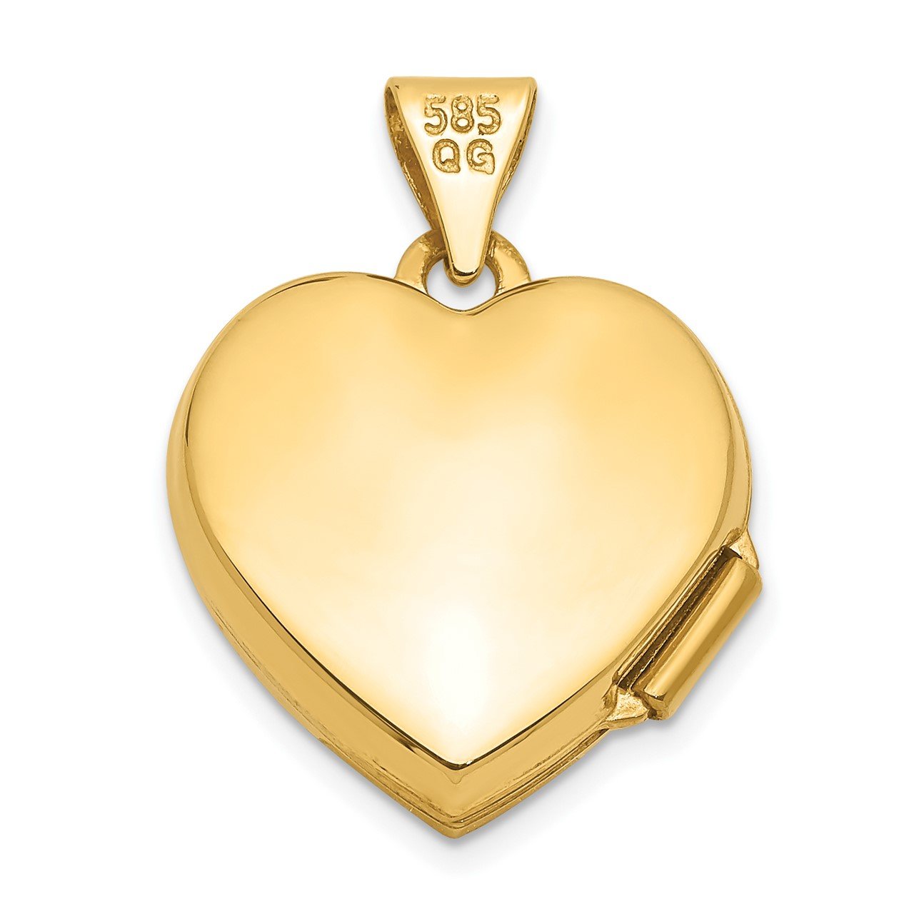 14k 15mm Heart Locket-2