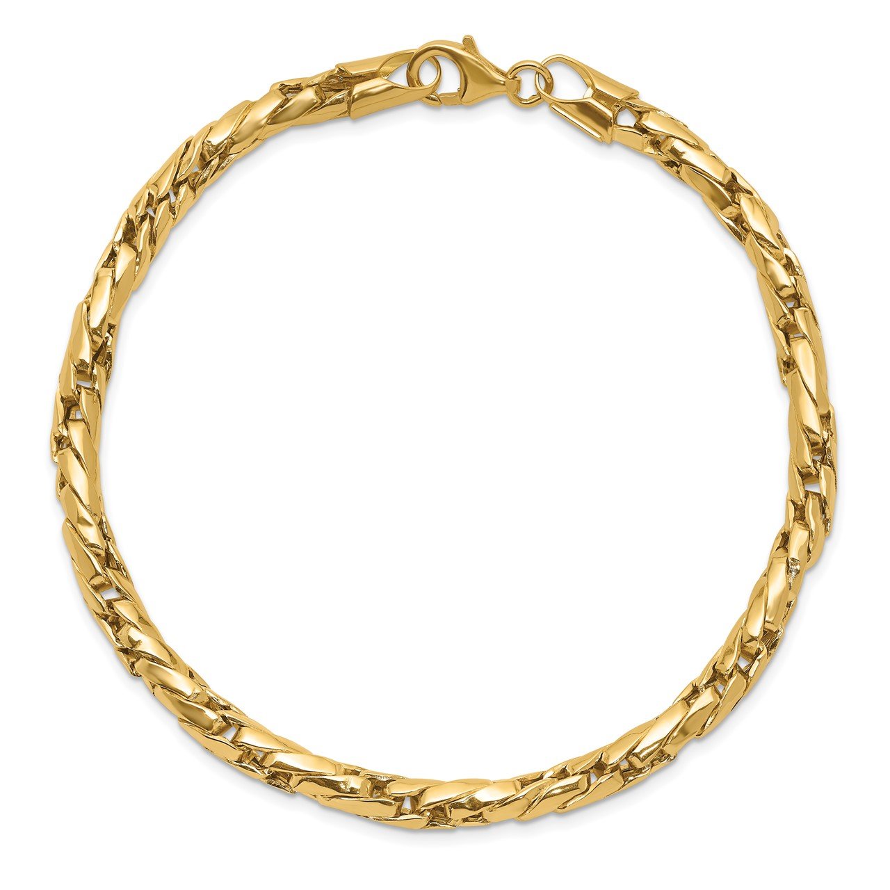 Leslie's 14k Polished Men's Fancy Link Bracelet-2