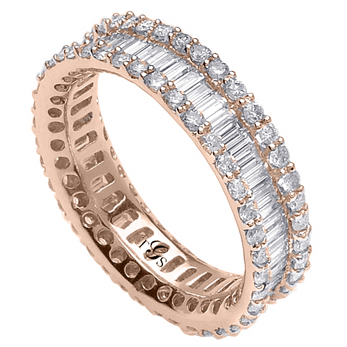 14K White Gold Diamond Band-2