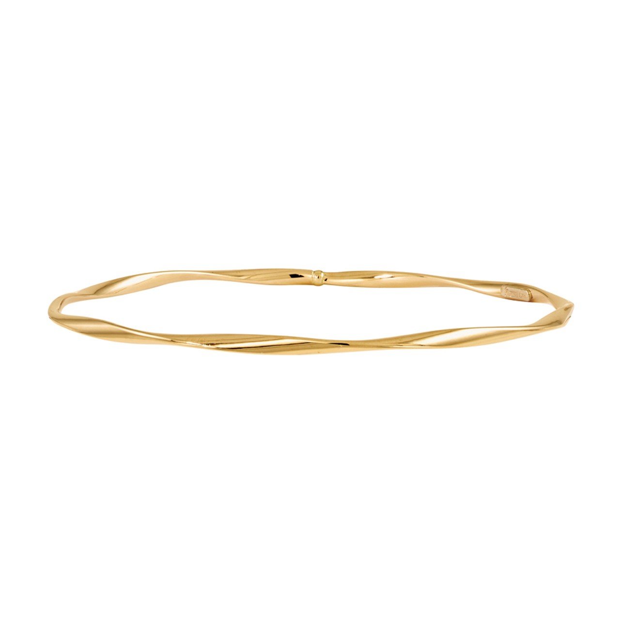 Leslie's 14K Polished Twisted Slip-on Bangle