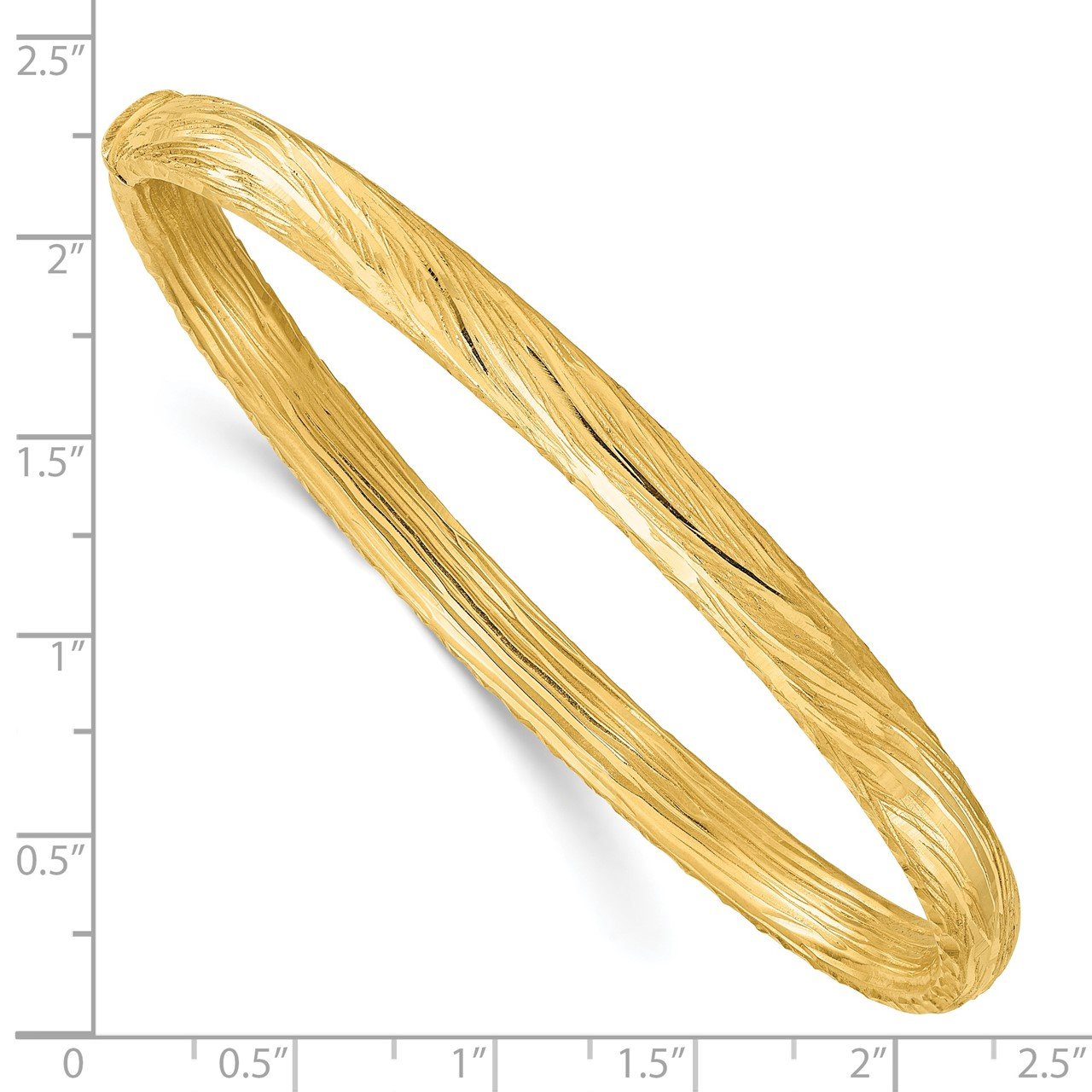 Leslie's 14K D/C Bangle-2