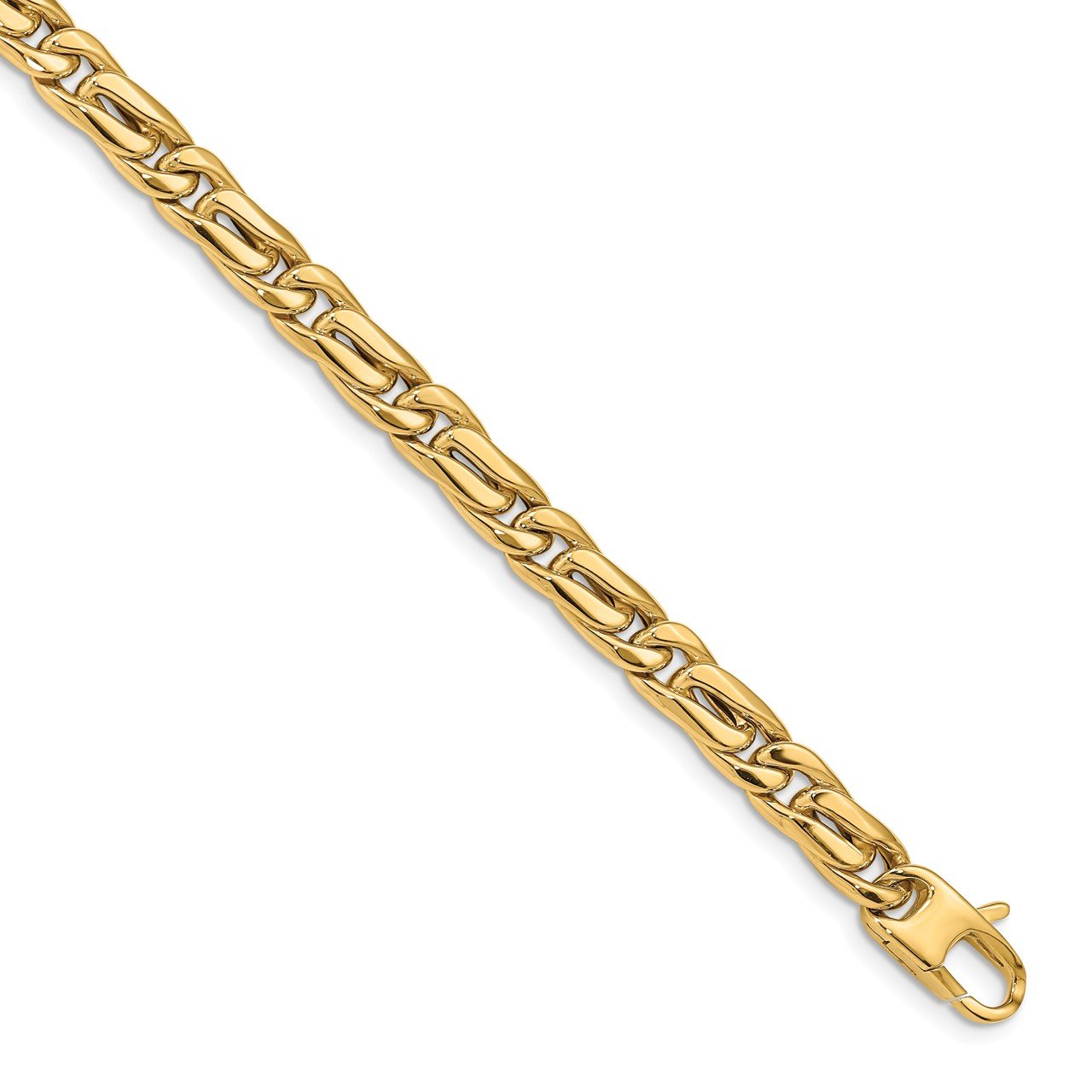 Leslie's 14k Men's Polished Link Bracelet