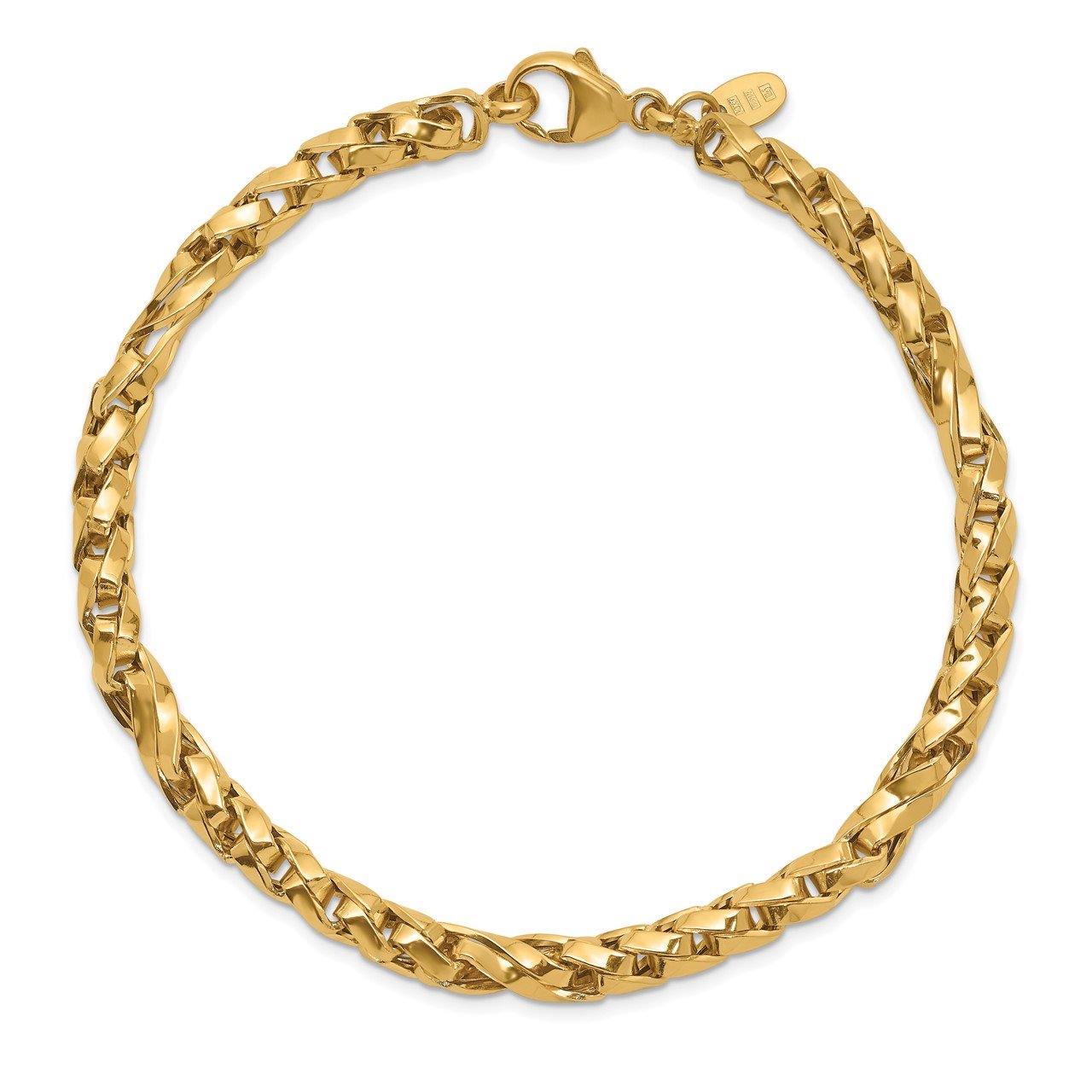Leslie's 14k Polished Men's Fancy Link Bracelet-1