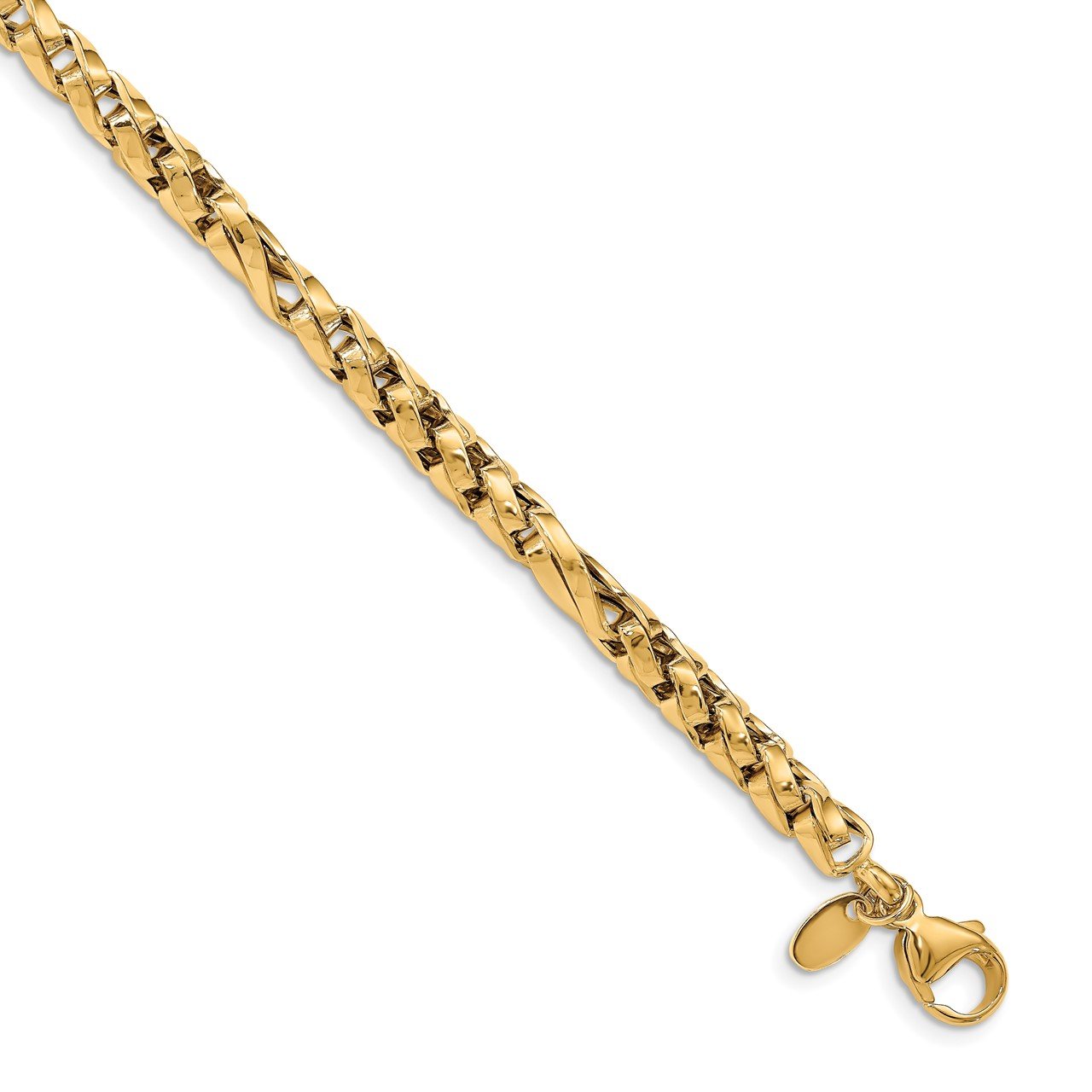 Leslie's 14k Polished Men's Fancy Link Bracelet