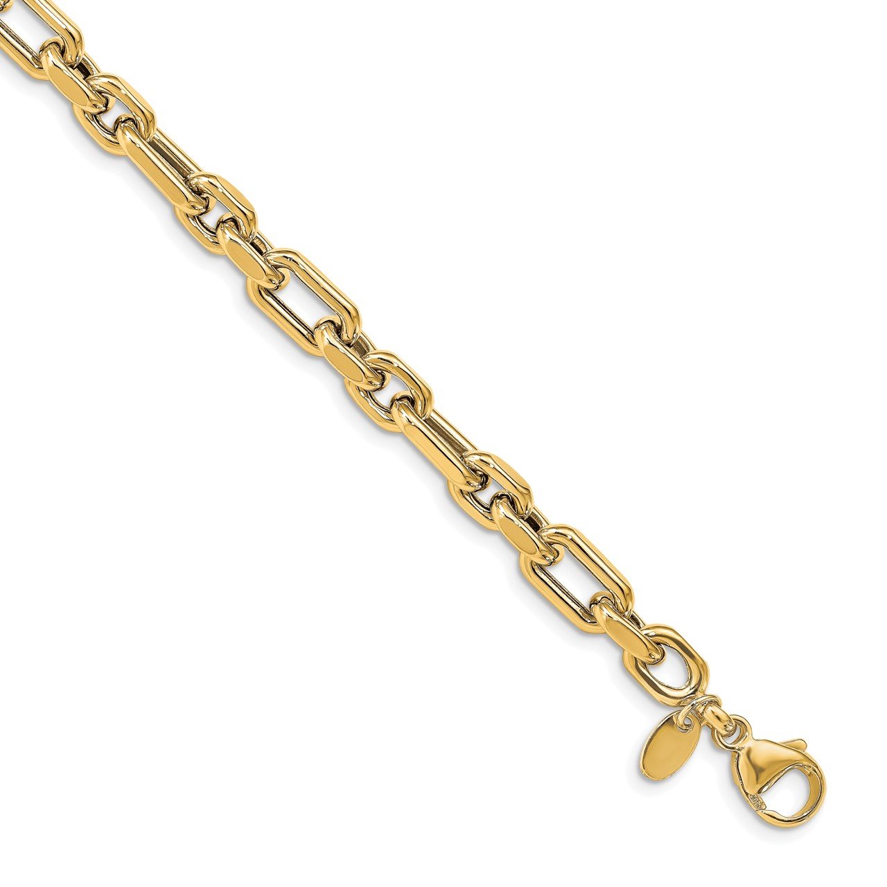 Leslie's 14k Polished Men's Fancy Link Bracelet