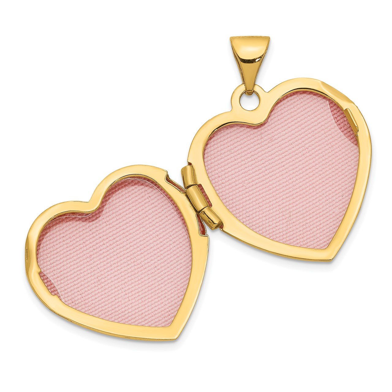 14k Domed Heart Locket-3