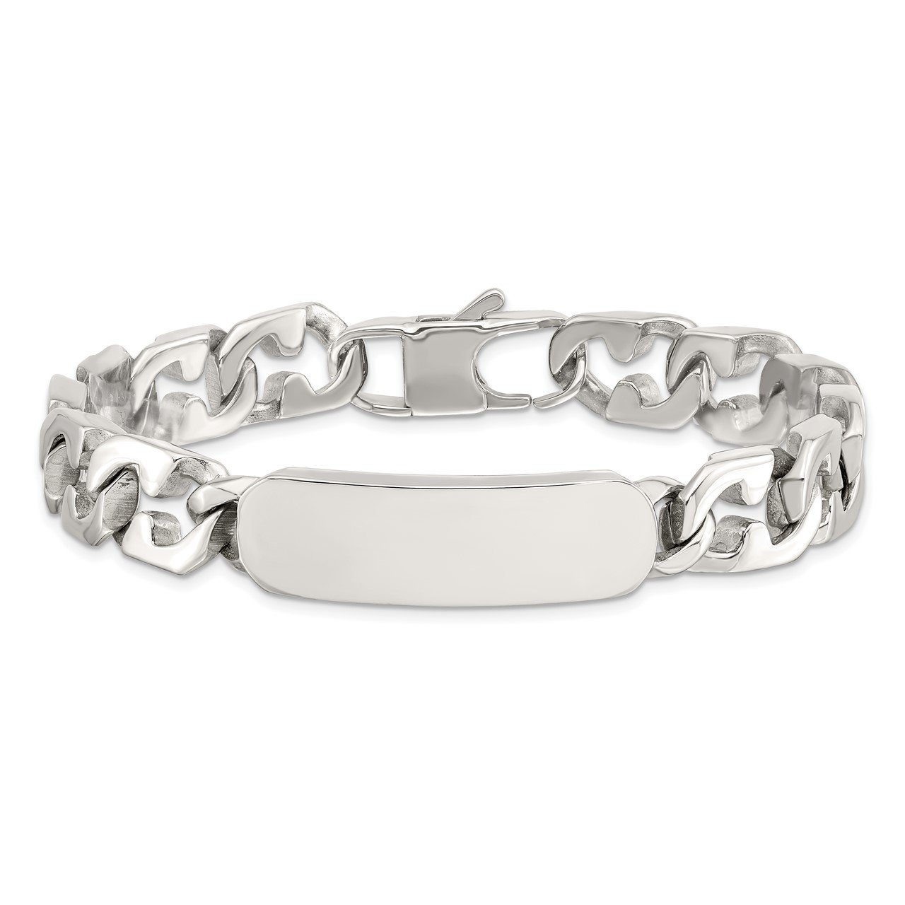 Stainless Steel Polished 8.5in ID Bracelet-3