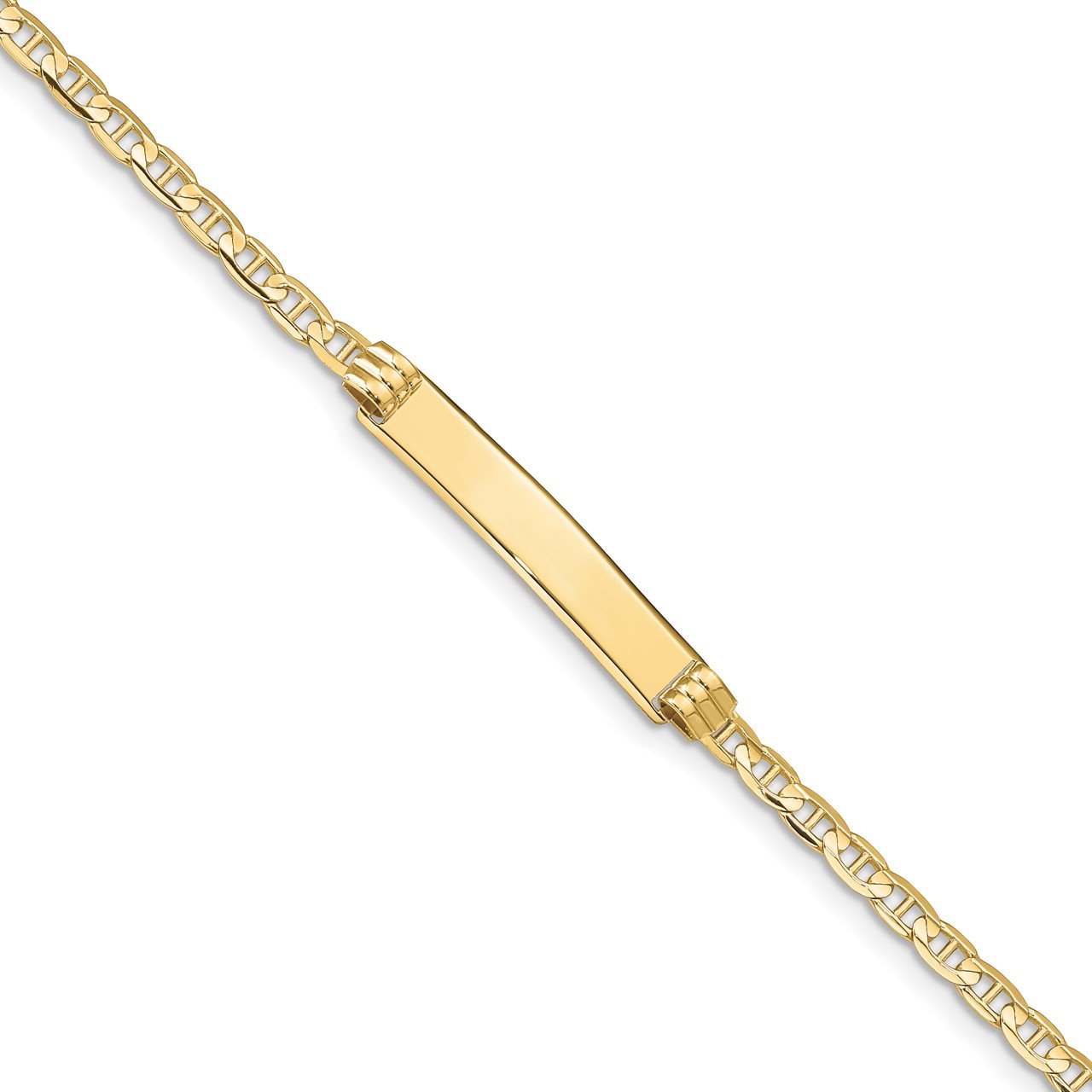 10k Anchor Link ID Bracelet