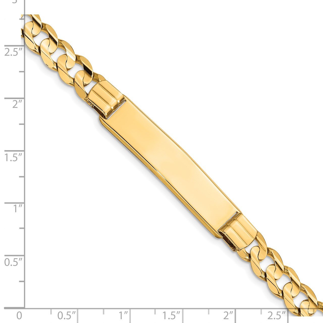 14k Curb ID Bracelet-2