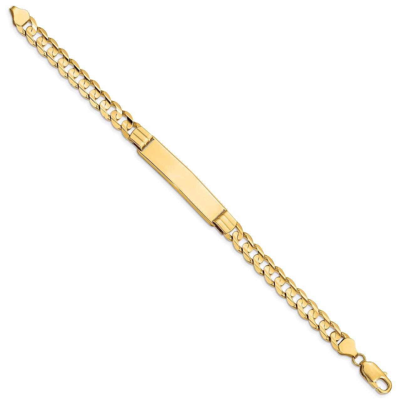 14k Curb ID Bracelet-1