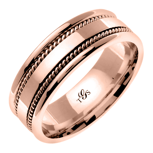 14K White Gold 7mm Band-1