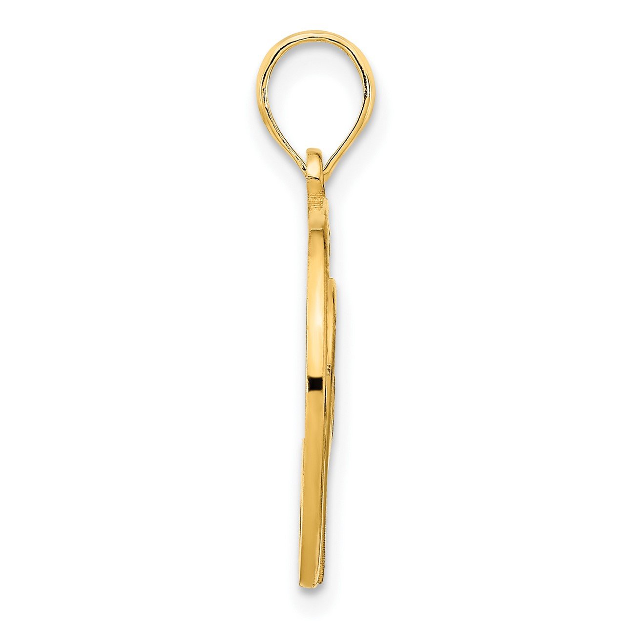 14ky Heart Circle Pendant-1