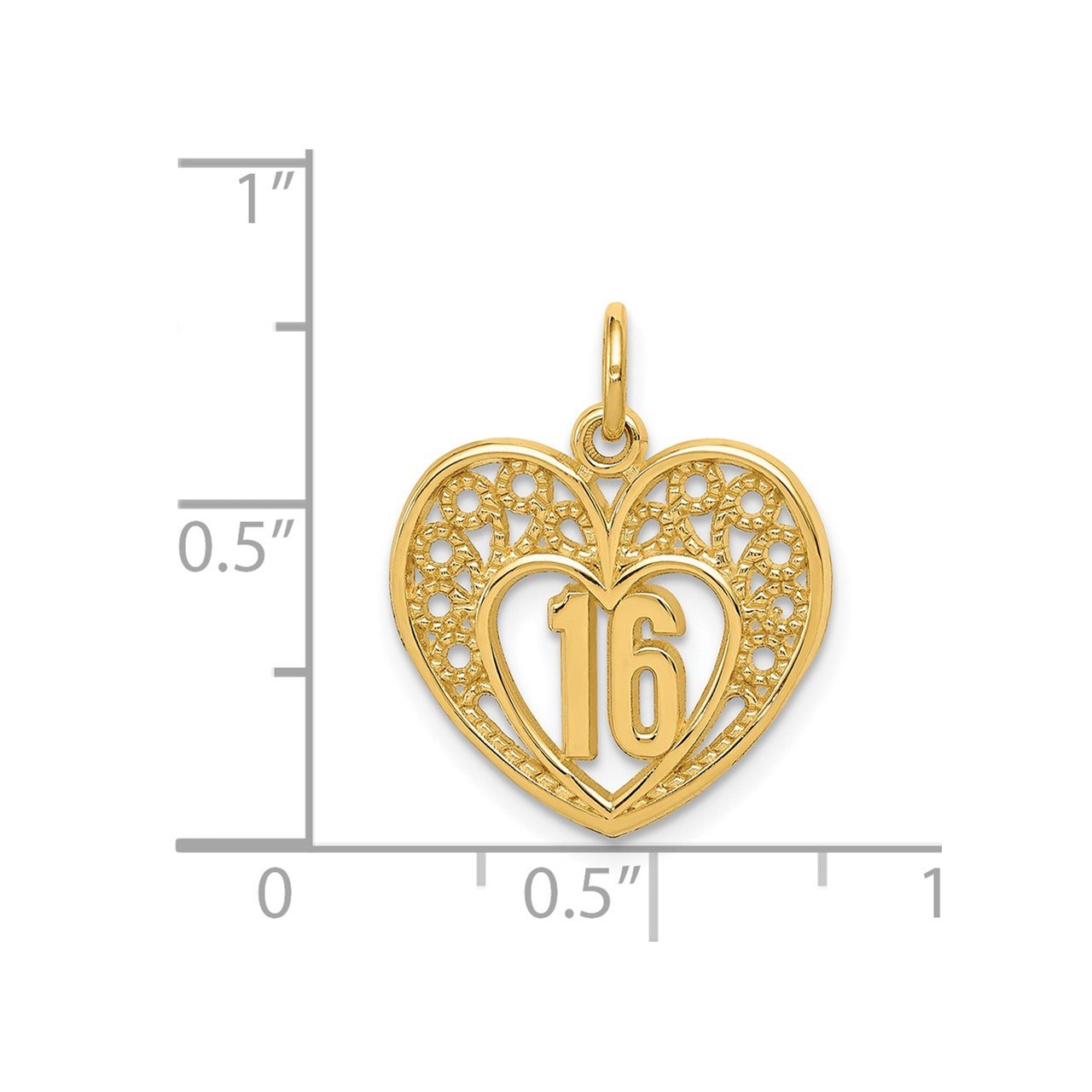 14k 16 Heart Charm-2