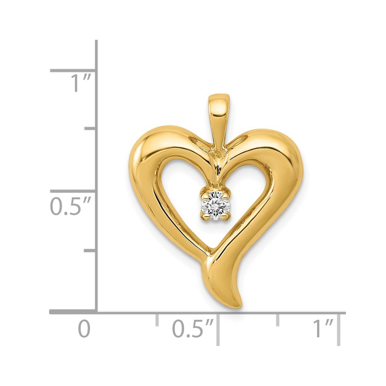 14k Heart Pendant Mounting-2