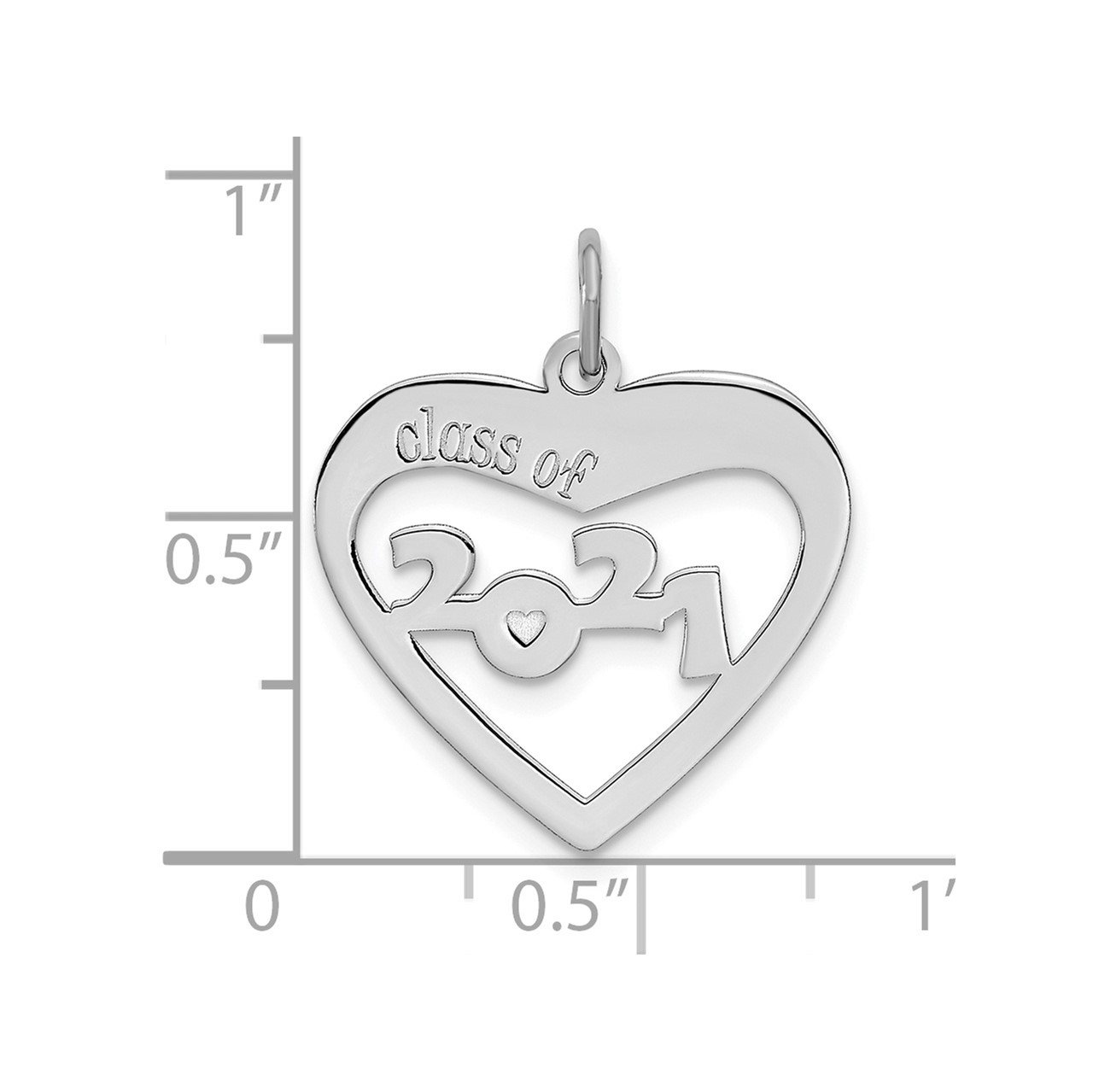 14kw CLASS OF 2021 Heart Cut Out-1