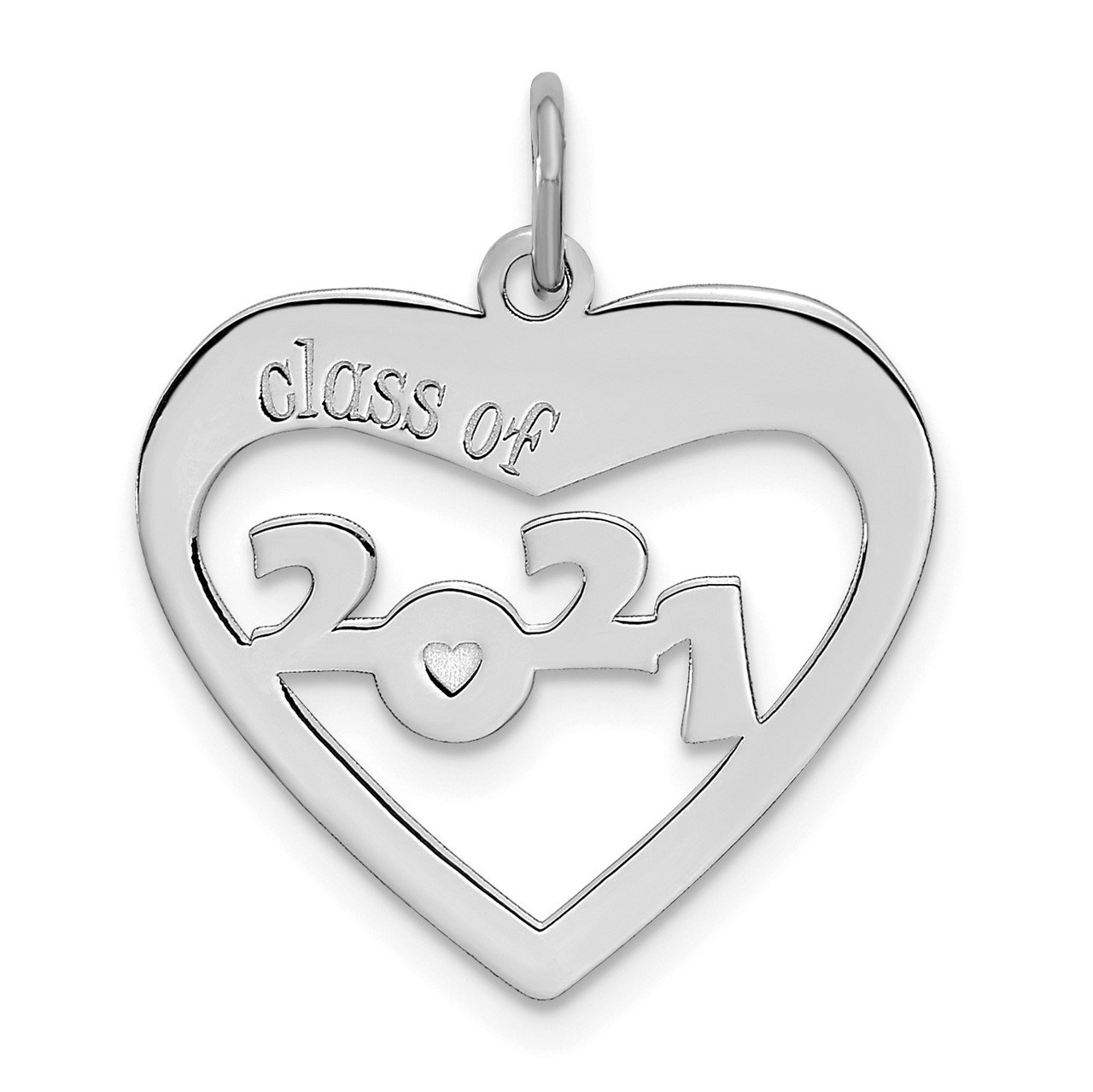 14kw CLASS OF 2021 Heart Cut Out