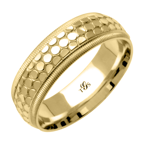 14k White / Yellow / Rose Gold Band-2