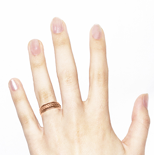 14K Rose Gold Band-1