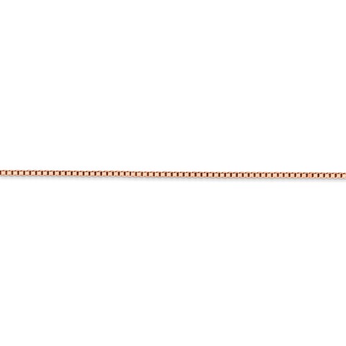 14k Rose Gold 1.3mm Box Chain-1