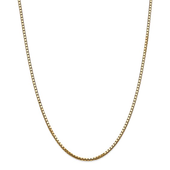 14k 2.5mm Box Chain