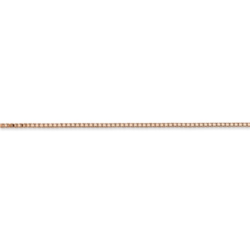 14k Rose Gold 1.1 mm Box Chain-1