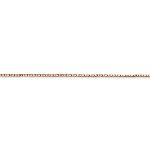 14k Rose Gold 1.0mm Box Chain-1