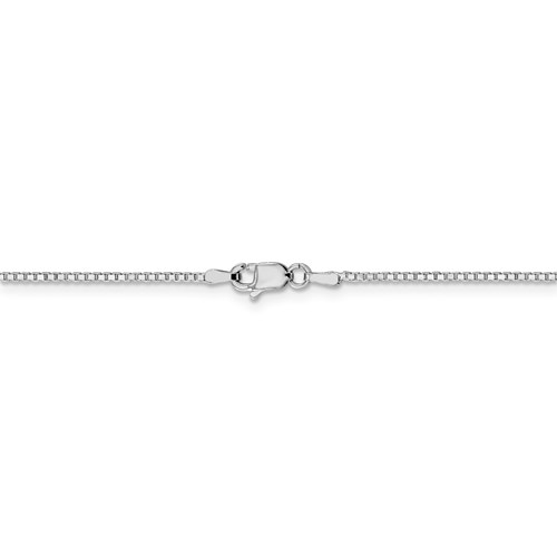 Leslie's 14K White Gold 1.2mm Box Chain-2